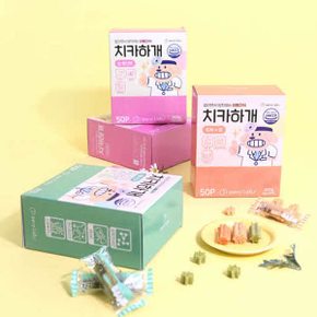 강아지 텐탈껌 치카하개 400g 50p