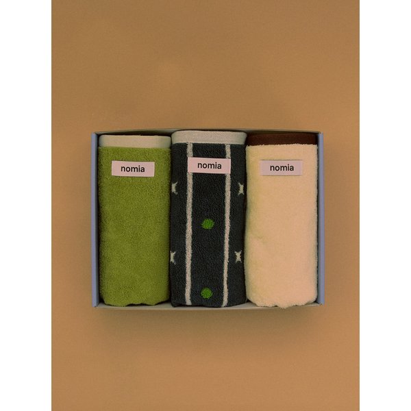 [Gift Package] 페이스타월 3P 기프트 세트 (3종 택1) (일부 옵션 3월 27일 순차 출고)