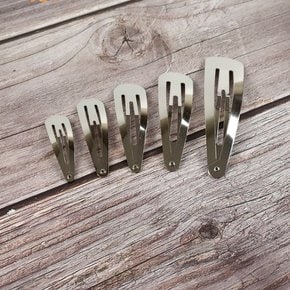 똑딱핀 헤어 머리핀 헤어핀 앞머리 무광 옆머리 라운드 삼각 선물 동글 데일리