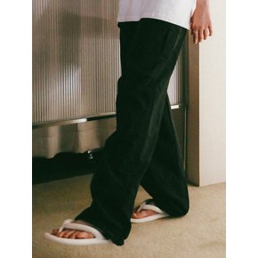 String Cargo Sharing Jogger Pants Black