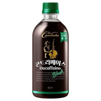 롯데칠성 롯데 칸타타 콘트라베이스 디카페인 블랙 500ml x6PET