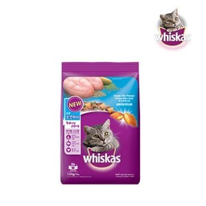 ViPET 위스카스 고양이사료 포켓 오션피쉬 1.2KG