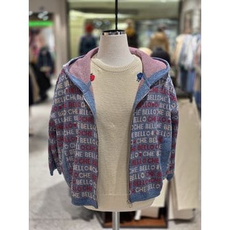 베네통 [파주점] 레터링 포인트 후드 집업 BAKCA4531-BL