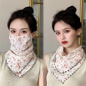 여자 여름 넥워머 자외선 차단 목토시 스카프 넥워머