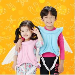 천상의날개 핑크 어린이 튜브 구명조끼 수영용품 유아 물놀이 부력 안전용품 (S50675020)