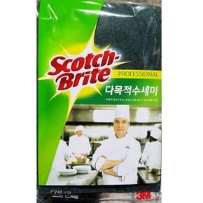 식당 식자재 수세미 스카치 3M 녹색 5매 X4