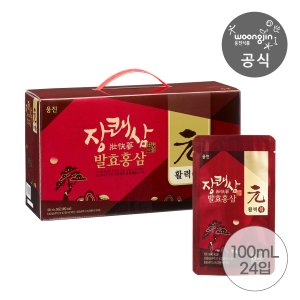 웅진식품 장쾌삼 활력원 파우치 (100㎖x24포) 선물세트