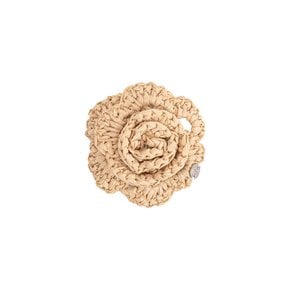 No.226 / Raffia Camellia Griptok _ Natural Beige (일반 접착식 그립톡, 맥세이프용 그립톡)