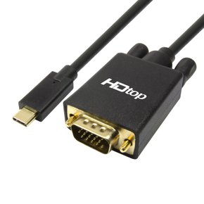 USB C타입 TO VGA 케이블 RGB 1.8M HT-3C008