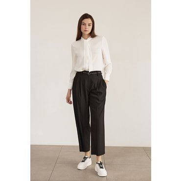 LAFEL 라펠소로브  리본포인트 블라우스 LMFB3280