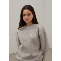 logo sweatshirts_Women (Melange Grey)