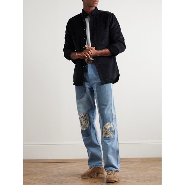 포르투기스 플란넬 로보 2.0 버튼다운 칼라 코듀로이 셔츠 46376663162911676