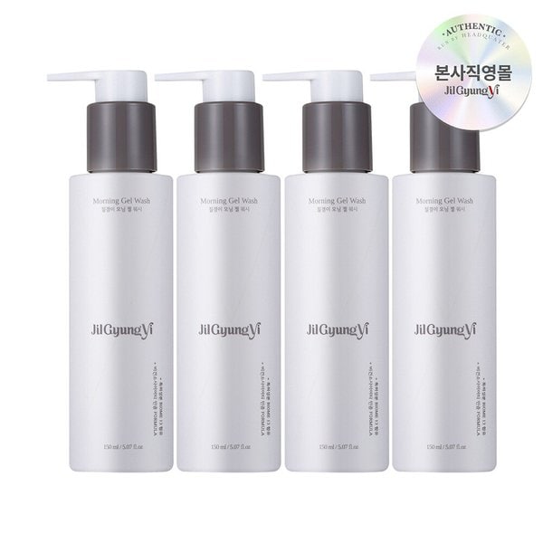 여성청결제 비건 클렌저 모닝 젤 워시 150ml x 4개