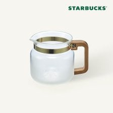  [스타벅스] 우드 핸들 글라스 서버 680ml