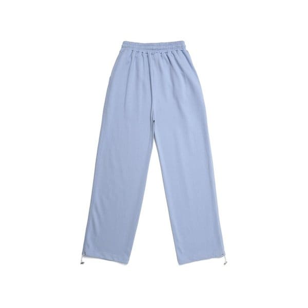 로고 스트링 팬츠 (블루)