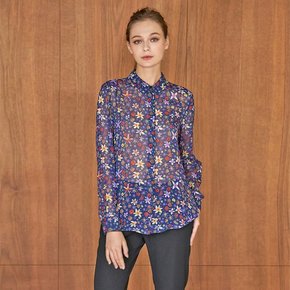 J-ALL FLORAS CHIFFON BLOUSE