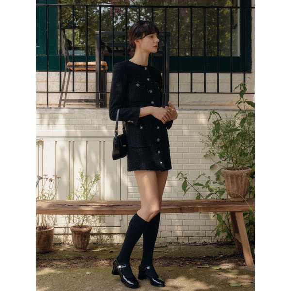 블랙 에린 메리제인 펌프스 / BLACK ELIN MARY JANE PUMPS