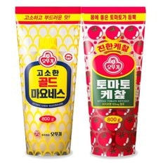 토마토 케찹 800g + 골드 마요네즈 800g