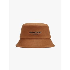 LONDON TUBE BUCKET HAT-ORANGEBROWN