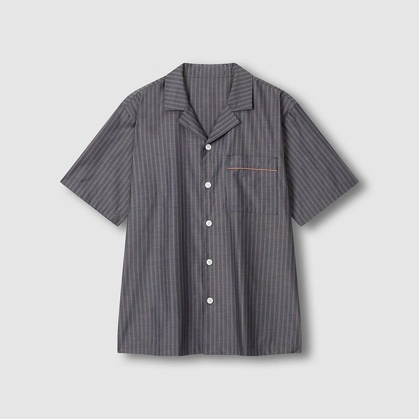 남 스트라이프 5부 파자마 세트 J216201144058