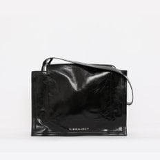 와이프로젝트 와이어 카바스 바디 공용 솔더백 WBAG24 S25 SHINY BLACK