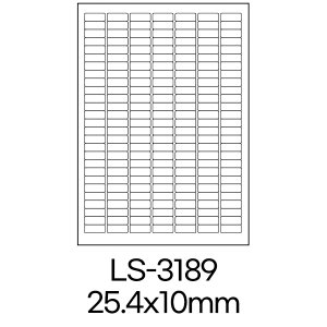  폼텍 라벨 LS-3189 100매 흰색 라벨지 A4 스티커 원형 제작 인쇄 바코드 우편 용지 폼택