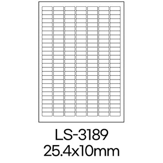  폼텍 라벨 LS-3189 100매 흰색 라벨지 A4 스티커 원형 제작 인쇄 바코드 우편 용지 폼택