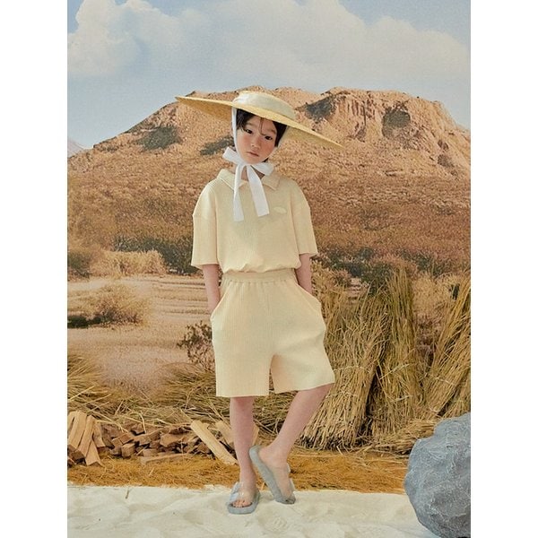 플리츠 하프 팬츠_4COLOR (S-JL)