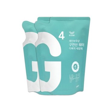 레인보우샵 다목적세정제 구연산 워터 500ml 리필x2