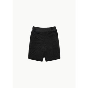 에드워드커밍 24SS CRUMPLED SHORT IN BLACK / BLACK