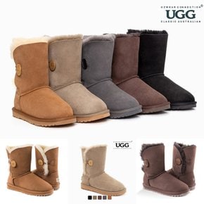 호주 어그 23FW 클래식 숏버튼 부츠 방수 UGG OB363