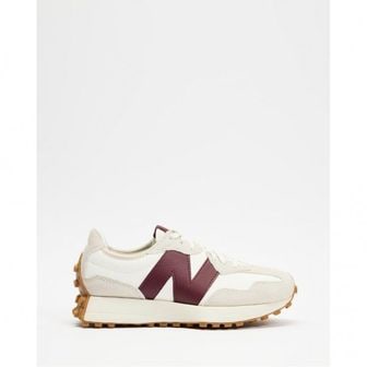 뉴발란스 4373489 New Balance 327 Standard Fit - Womens Moonbeam/Classic Burgundy