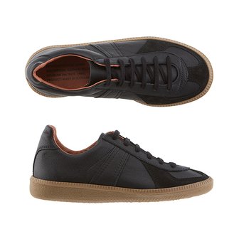 리프로덕션오브파운드 1700L BLACK GERMAN MILITARY TRAINER 독일군 트레이너 스니커즈