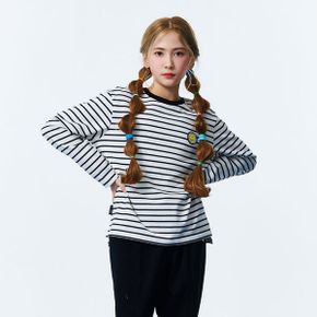 여아 선염 스트라이프 쭉T shirt_P346681803