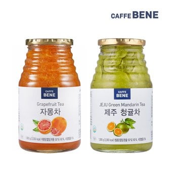 카페베네 자몽차 1kg+청귤차 1kg 과일청