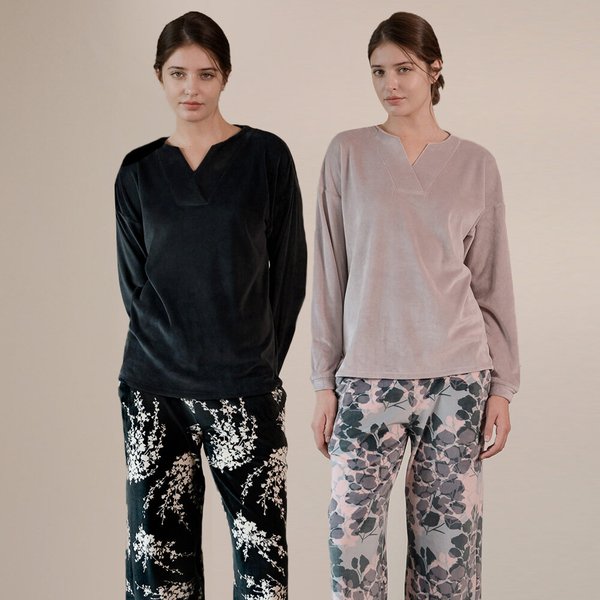 여성 벨로아 라운지웨어 4종