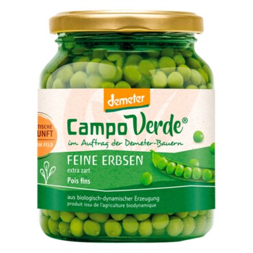  캄포 베르데 Campo Verde 병조림 파인 완두콩 Demeter 215g (병)