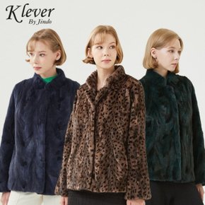 진도 Klever 데일리 스크랩 유색 밍크자켓 (K5W2MJ04_)