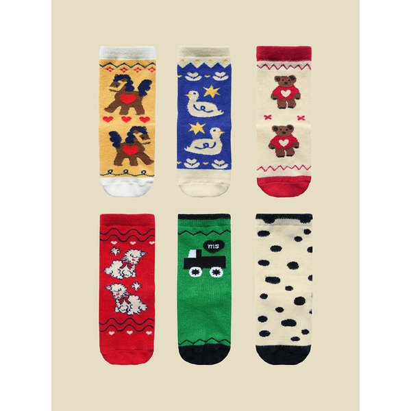 메로니 빈티지 양말 3종세트