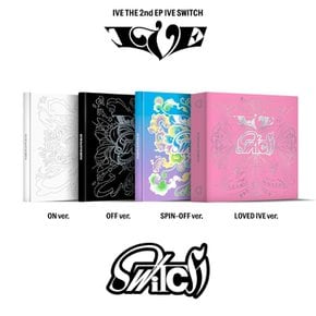 아이브 더 세컨드 EP (IVE SWITCH) 4종 세트 온오프/스핀오프/러브드 라이브 버전.한글 버전