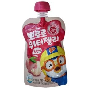 뽀로로 음료수 워터젤리 120ml 복숭아맛 6개