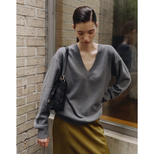 DCBA75741BK [셀럽픽][HEATHER] 헤더 양가죽 블랙 숄더백