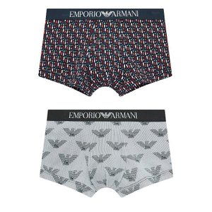 EMPORIO ARMANI 클래식 패턴 믹스 드로즈 2종 SET(0813312001,0813312003)