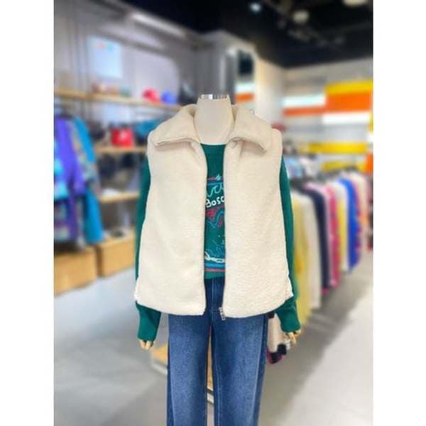 [여주점] 덤블배색눈꽃베스트 (BAPDG6361)