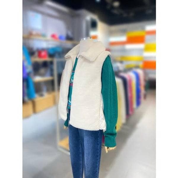 [여주점] 덤블배색눈꽃베스트 (BAPDG6361)