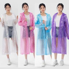퓨어775 3D 패턴무늬 휴대용 우의 고급형 남여공용 (S19048512)