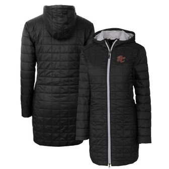 이스퀘어 4581421 Cutter  Buck Womens Black Sacramento River Cats Rainier Primaloft Eco Insulated Ho