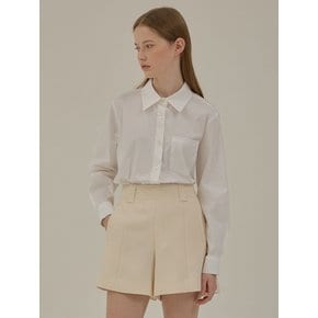 Rohan basic collar shirt_White