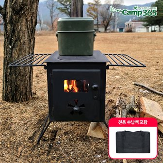 CAMP365 캠프365 캠핑 화목난로 이동식 불멍 직화 난방 장작