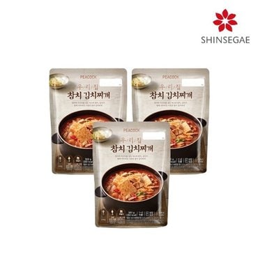 피코크 우리집 참치 김치찌개 500g x 3팩